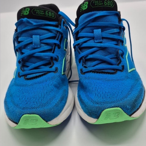 New Balance Blue and Green Athletic Sneakers